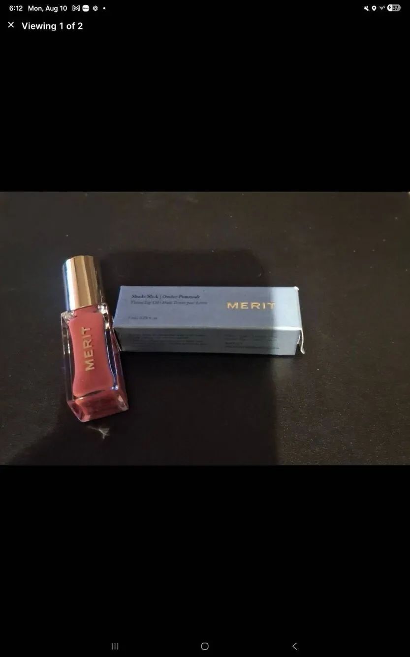 BNIB~MERIT Shade Stick Gelee Tinted Lip Oil in Pink Beet